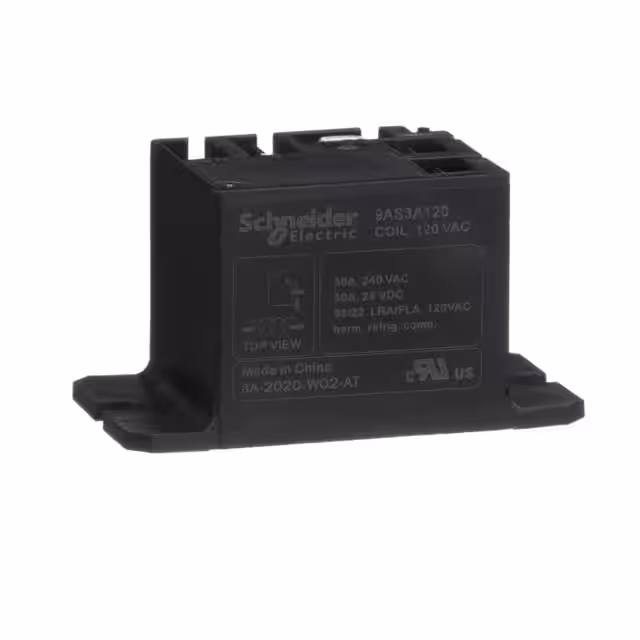 9AS3A120 Schneider Electric  Power Relays Over 2 Amps